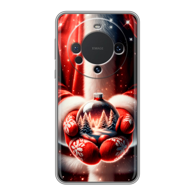 Силиконовый чехол на Huawei Mate 60 с принтом Новый год Силиконовый чехол на Huawei Mate 60 с принтом Новый год