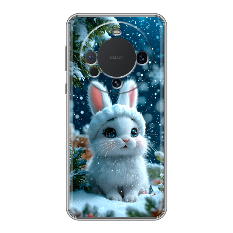 Силиконовый чехол на Huawei Mate 60 с принтом Новый год Силиконовый чехол на Huawei Mate 60 с принтом Новый год