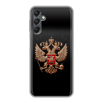 Силиконовый чехол на Samsung Galaxy A25 5G с принтом Герб России