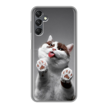 Силиконовый чехол на Samsung Galaxy A25 5G с принтом Коты