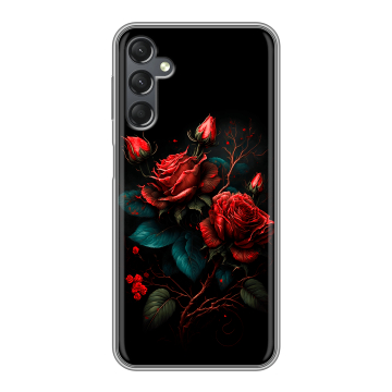 Силиконовый чехол на Samsung Galaxy A25 5G с принтом Розы красные