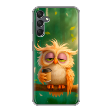 Силиконовый чехол на Samsung Galaxy A25 5G с принтом сова