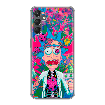 Силиконовый чехол на Samsung Galaxy A25 5G с принтом Рик и Морти Rick Morty