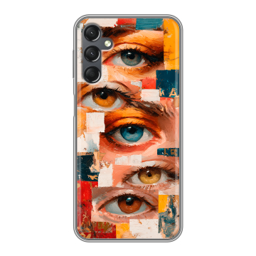 Силиконовый чехол на Samsung Galaxy A25 5G с принтом Модный принт