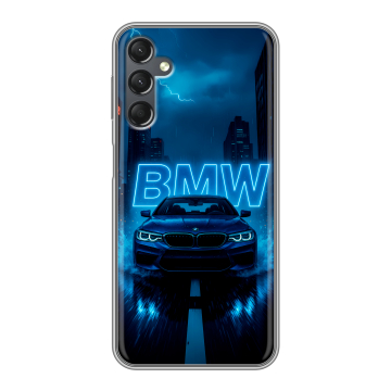 Силиконовый чехол на Samsung Galaxy A25 5G с принтом BMW БМВ
