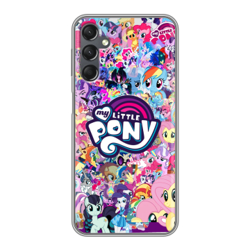 Силиконовый чехол на Samsung Galaxy A25 5G с принтом My little pony Дружба чудо