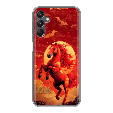 Силиконовый чехол на Samsung Galaxy A25 5G с принтом Новый год