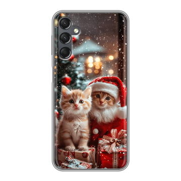 Силиконовый чехол на Samsung Galaxy A25 5G с принтом Новый год