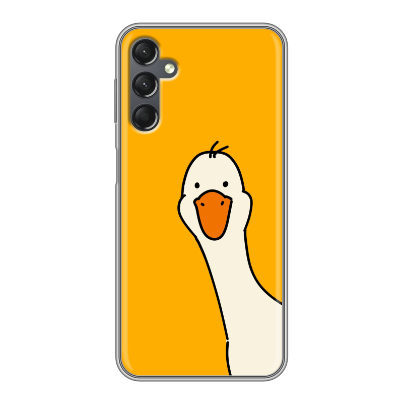 Силиконовый чехол на Samsung Galaxy A25 5G с принтом Утка Силиконовый чехол на Samsung Galaxy A25 5G с принтом Утка