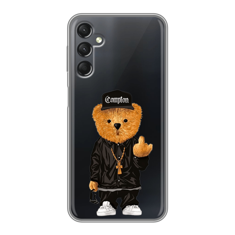 Силиконовый чехол на Samsung Galaxy A25 5G с принтом Мишка Силиконовый чехол на Samsung Galaxy A25 5G с принтом Мишка