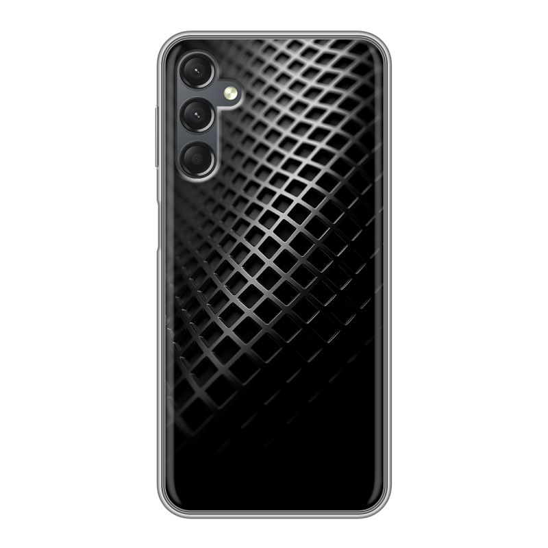 Силиконовый чехол на Samsung Galaxy A25 5G с принтом Текстура металла Силиконовый чехол на Samsung Galaxy A25 5G с принтом Текстура металла