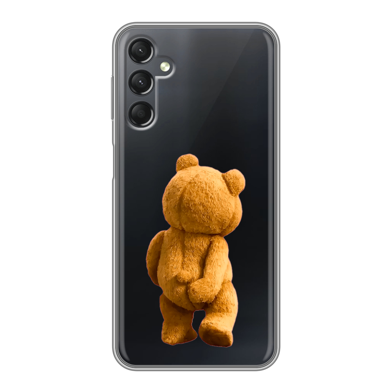 Силиконовый чехол на Samsung Galaxy A25 5G с принтом Медведь Силиконовый чехол на Samsung Galaxy A25 5G с принтом Медведь