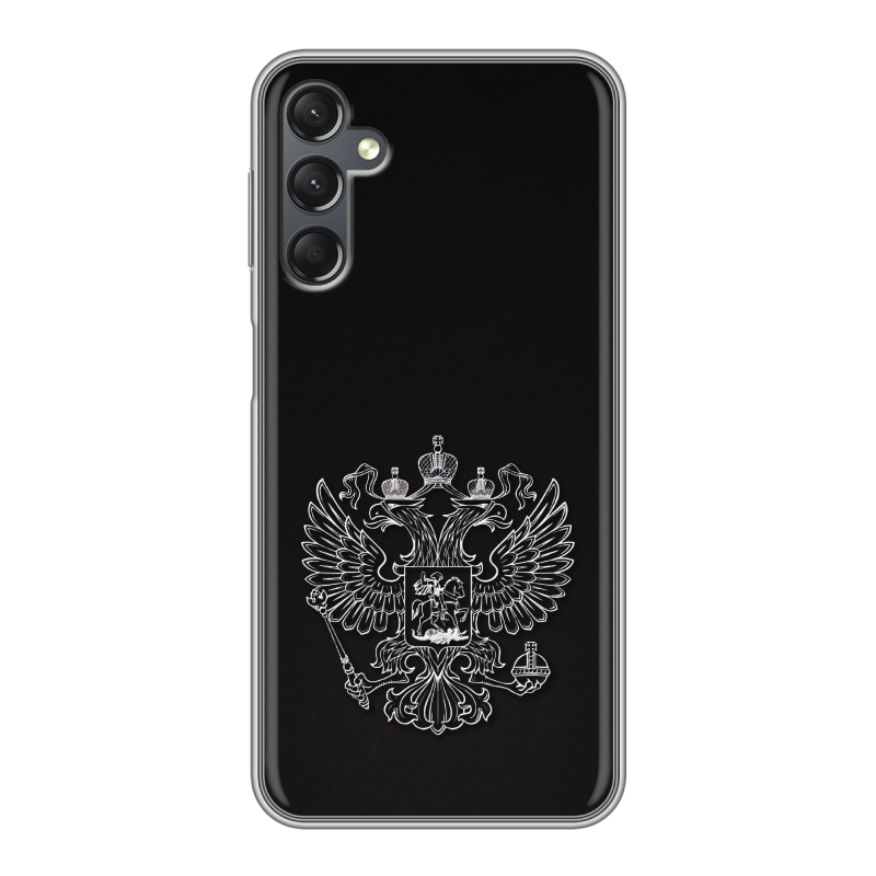 Силиконовый чехол на Samsung Galaxy A25 5G с принтом Герб России Силиконовый чехол на Samsung Galaxy A25 5G с принтом Герб России
