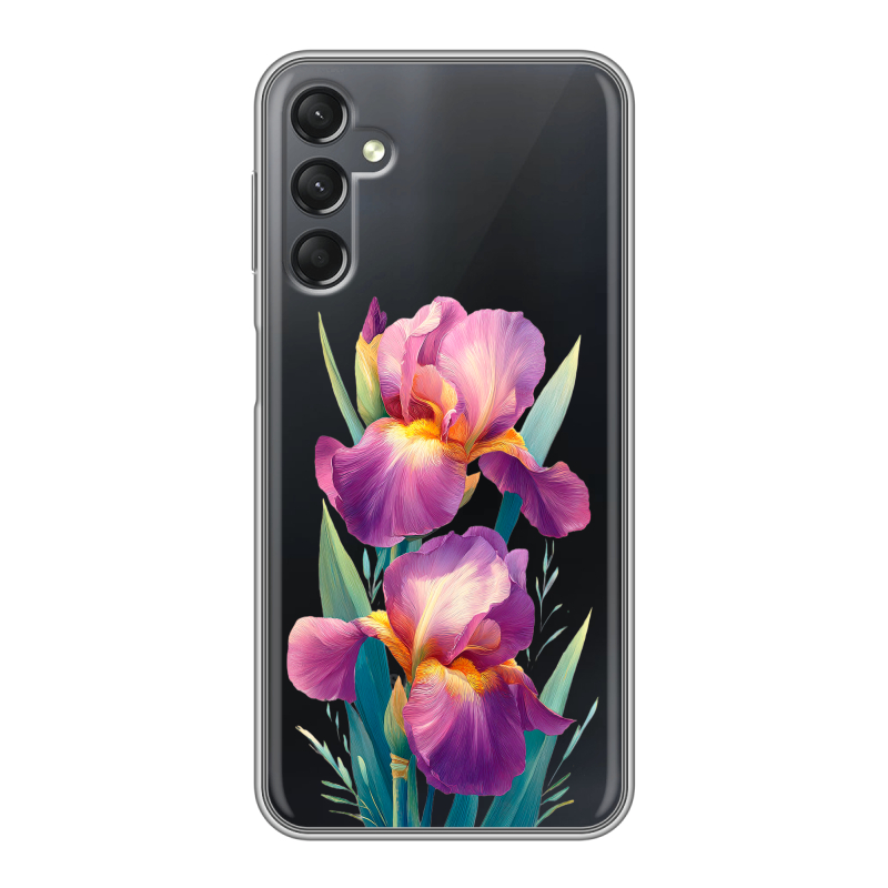 Силиконовый чехол на Samsung Galaxy A25 5G с принтом Цветы орхидеи Силиконовый чехол на Samsung Galaxy A25 5G с принтом Цветы орхидеи