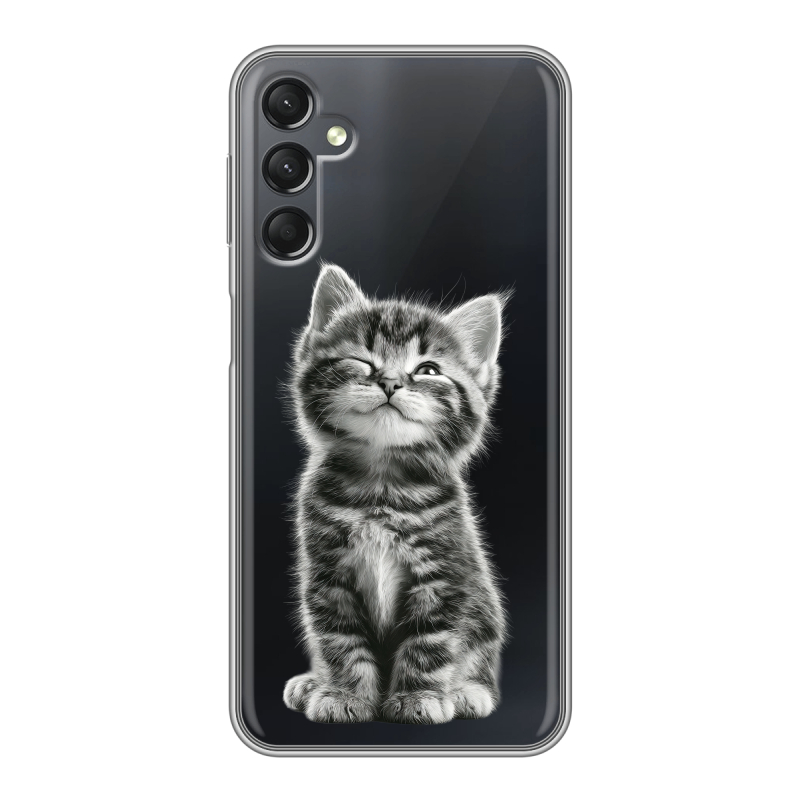 Силиконовый чехол на Samsung Galaxy A25 5G с принтом Котенок Силиконовый чехол на Samsung Galaxy A25 5G с принтом Котенок