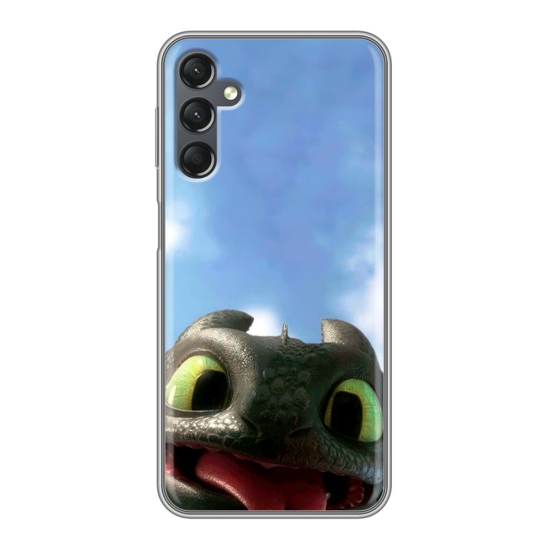 Силиконовый чехол на Samsung Galaxy A25 5G с принтом Как приручить дракона Силиконовый чехол на Samsung Galaxy A25 5G с принтом Как приручить дракона