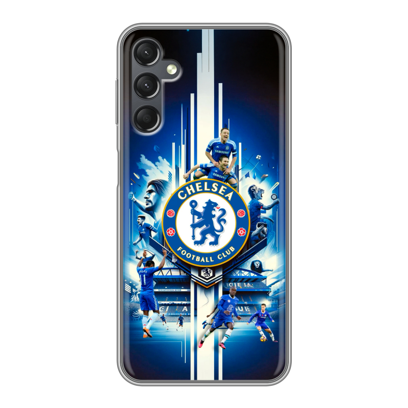 Силиконовый чехол на Samsung Galaxy A25 5G с принтом Chelsea Челси Силиконовый чехол на Samsung Galaxy A25 5G с принтом Chelsea Челси