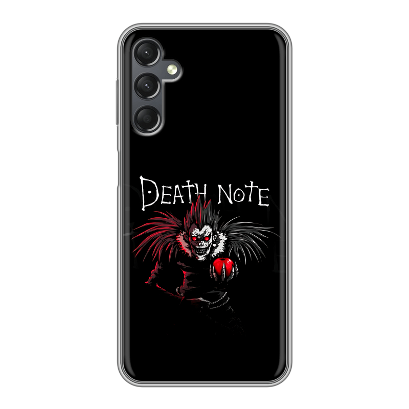 Силиконовый чехол на Samsung Galaxy A25 5G с принтом Death note Тетрадь смерти Силиконовый чехол на Samsung Galaxy A25 5G с принтом Death note Тетрадь смерти