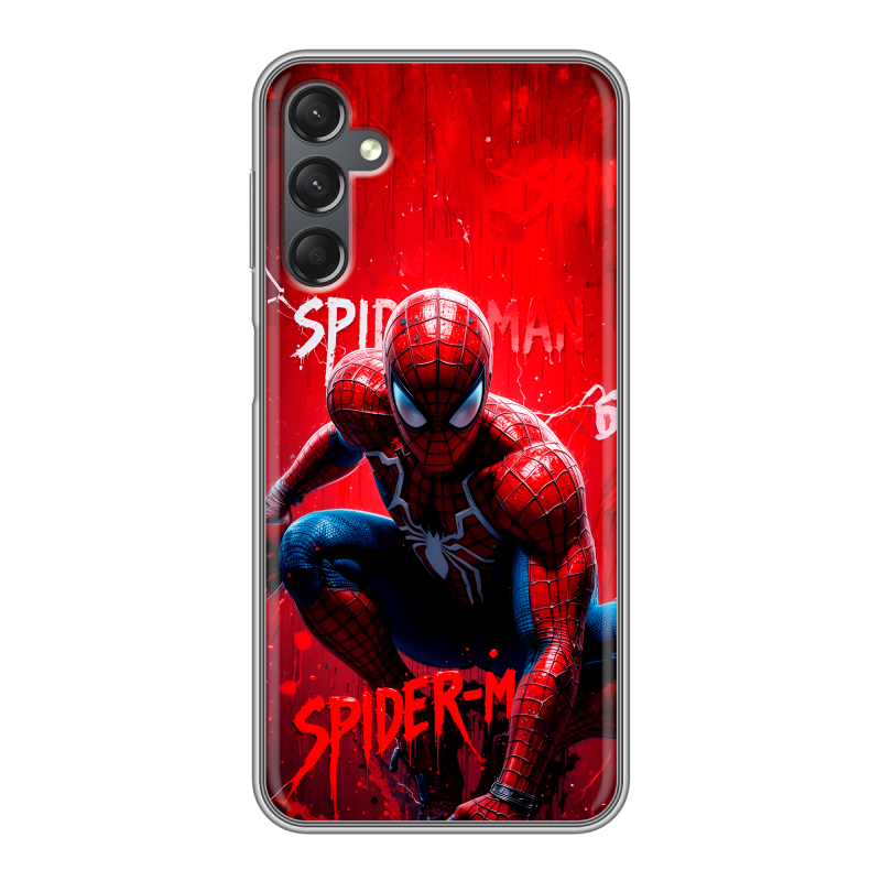 Силиконовый чехол на Samsung Galaxy A25 5G с принтом Spiderman Человек паук Силиконовый чехол на Samsung Galaxy A25 5G с принтом Spiderman Человек паук