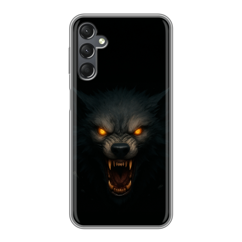Силиконовый чехол на Samsung Galaxy A25 5G с принтом Волк Силиконовый чехол на Samsung Galaxy A25 5G с принтом Волк