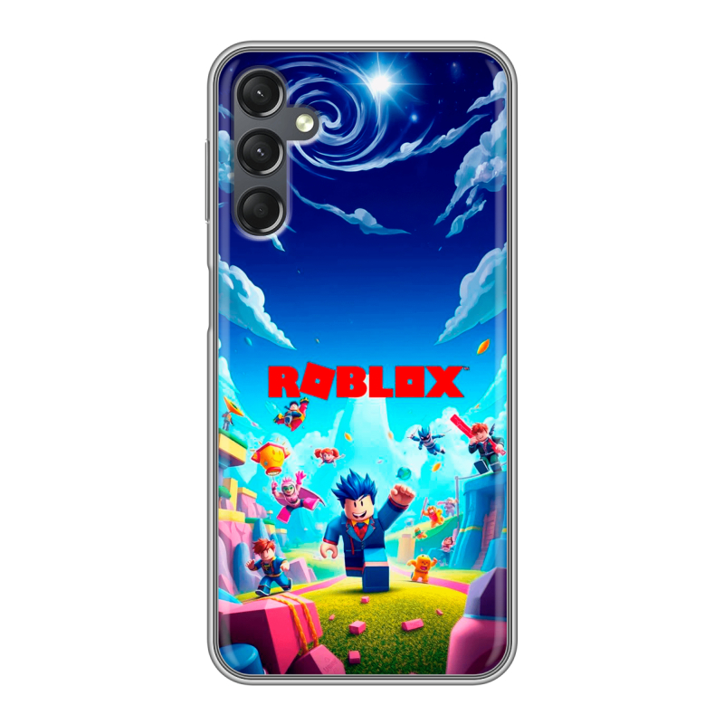 Силиконовый чехол на Samsung Galaxy A25 5G с принтом Roblox Роблокс Силиконовый чехол на Samsung Galaxy A25 5G с принтом Roblox Роблокс