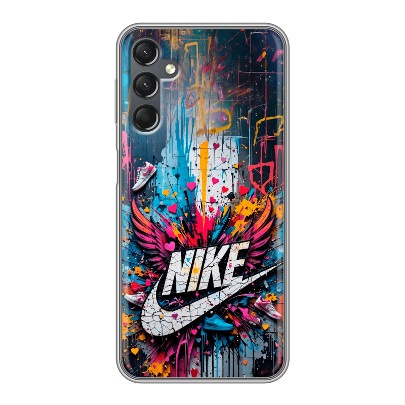 Силиконовый чехол на Samsung Galaxy A25 5G с принтом Nike Найк Силиконовый чехол на Samsung Galaxy A25 5G с принтом Nike Найк