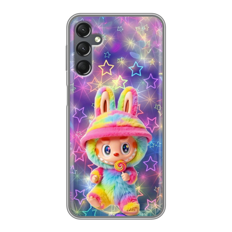 Силиконовый чехол на Samsung Galaxy A25 5G с принтом Labubu Лабубу Силиконовый чехол на Samsung Galaxy A25 5G с принтом Labubu Лабубу