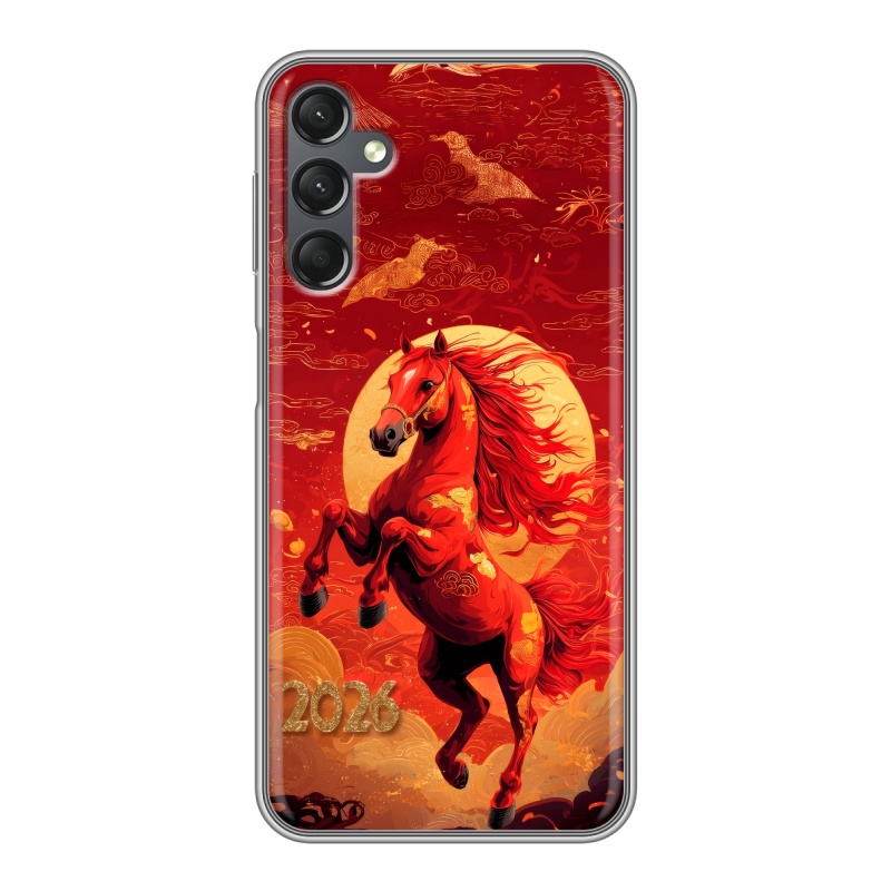 Силиконовый чехол на Samsung Galaxy A25 5G с принтом Новый год Силиконовый чехол на Samsung Galaxy A25 5G с принтом Новый год