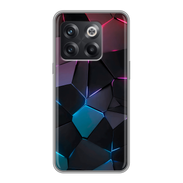 Силиконовый чехол на OnePlus Ace Pro с принтом Геометрия неона Силиконовый чехол на OnePlus Ace Pro с принтом Геометрия неона