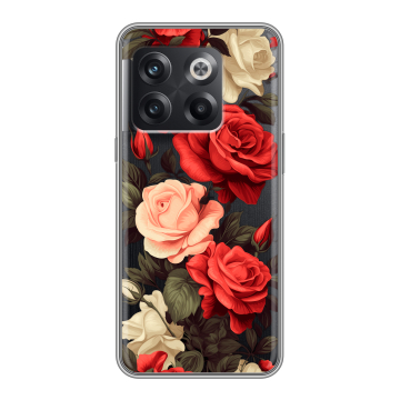 Силиконовый чехол на OnePlus Ace Pro с принтом Розы Силиконовый чехол на OnePlus Ace Pro с принтом Розы