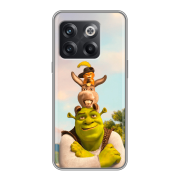 Силиконовый чехол на OnePlus Ace Pro с принтом Шрек Shrek