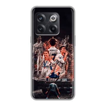 Силиконовый чехол на OnePlus Ace Pro с принтом Реал Роналдо Real Ronaldo