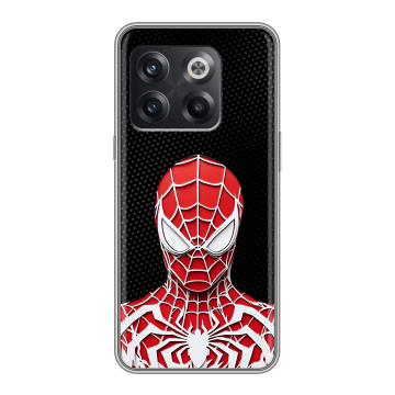 Силиконовый чехол на OnePlus Ace Pro с принтом человек паук spiderman