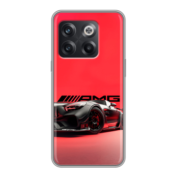 Силиконовый чехол на OnePlus Ace Pro с принтом Мерседес Mercedes AMG