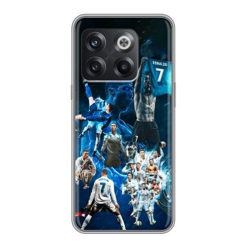 Силиконовый чехол на OnePlus Ace Pro с принтом Реал Роналдо