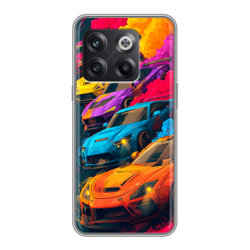 Силиконовый чехол на OnePlus Ace Pro с принтом Тачки