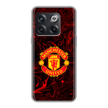 Силиконовый чехол на OnePlus Ace Pro с принтом Manchester United Силиконовый чехол на OnePlus Ace Pro с принтом Manchester United