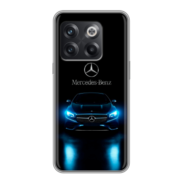 Силиконовый чехол на OnePlus Ace Pro с принтом Mercedes Мерседес