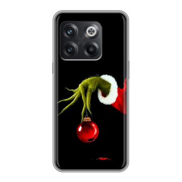 Силиконовый чехол на OnePlus Ace Pro с принтом Новый год Гринч Силиконовый чехол на OnePlus Ace Pro с принтом Новый год Гринч
