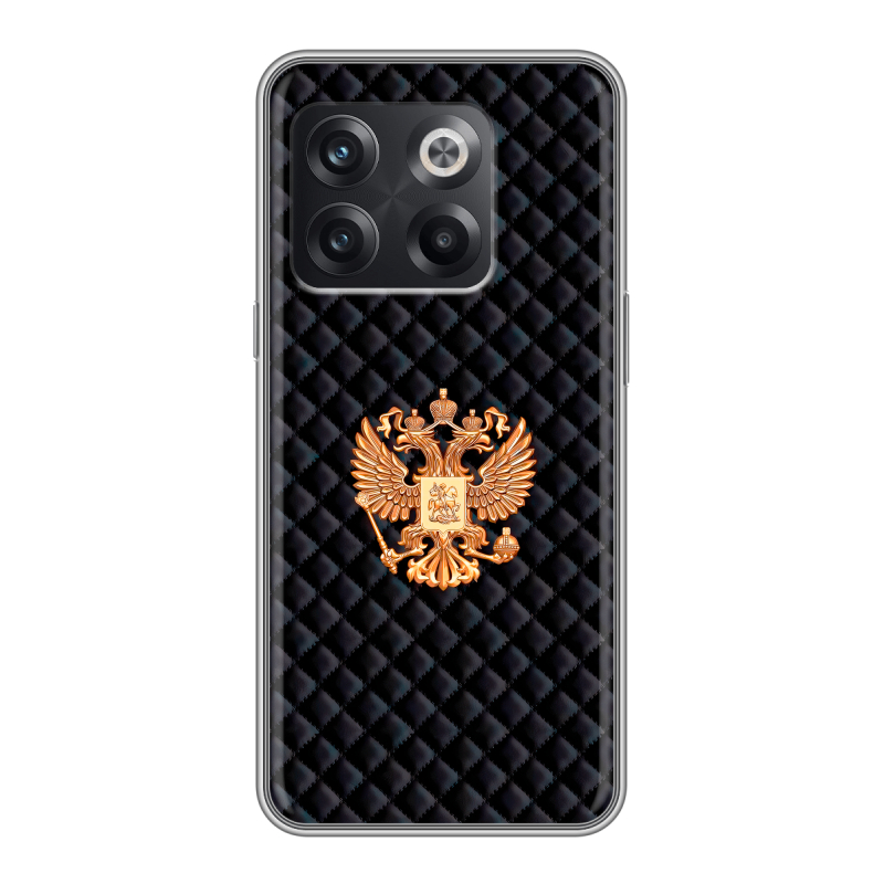 Силиконовый чехол на OnePlus Ace Pro с принтом Герб России принт Силиконовый чехол на OnePlus Ace Pro с принтом Герб России принт