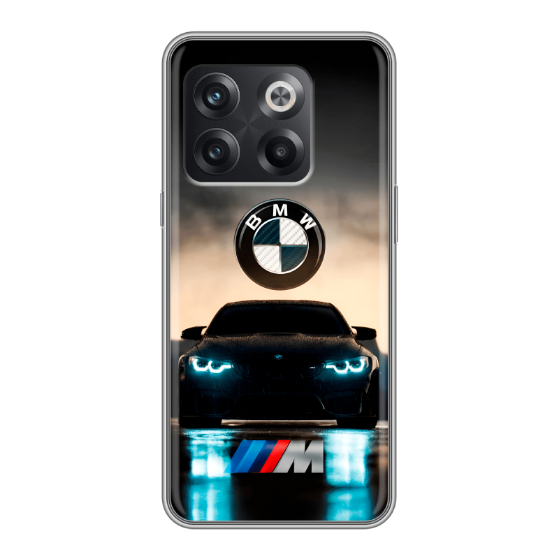 Силиконовый чехол на OnePlus Ace Pro с принтом БМВ BMW Силиконовый чехол на OnePlus Ace Pro с принтом БМВ BMW