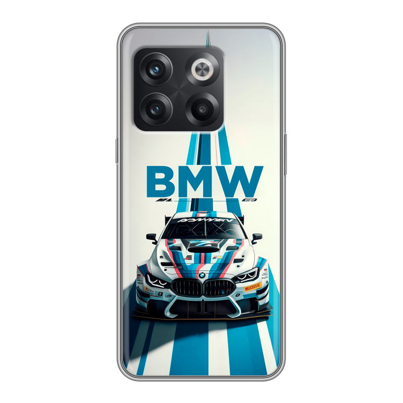 Силиконовый чехол на OnePlus Ace Pro с принтом БМВ BMW Силиконовый чехол на OnePlus Ace Pro с принтом БМВ BMW