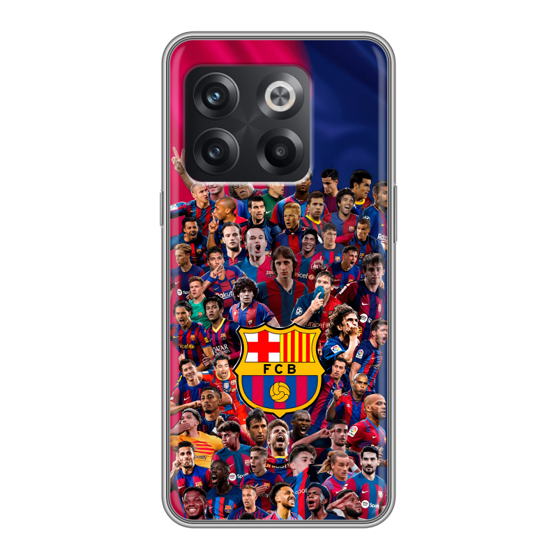 Силиконовый чехол на OnePlus Ace Pro с принтом Барселона Barcelona Силиконовый чехол на OnePlus Ace Pro с принтом Барселона Barcelona