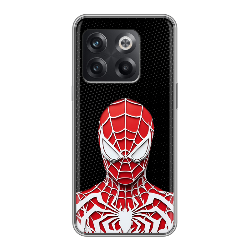 Силиконовый чехол на OnePlus Ace Pro с принтом человек паук spiderman Силиконовый чехол на OnePlus Ace Pro с принтом человек паук spiderman