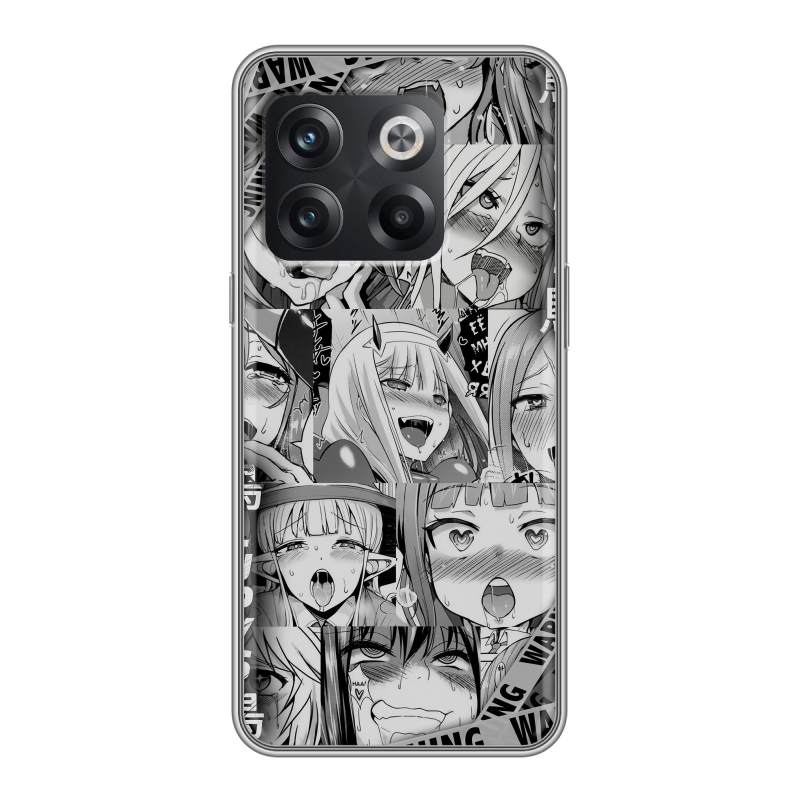 Силиконовый чехол на OnePlus Ace Pro с принтом Ahegao Ахегао Аниме Силиконовый чехол на OnePlus Ace Pro с принтом Ahegao Ахегао Аниме