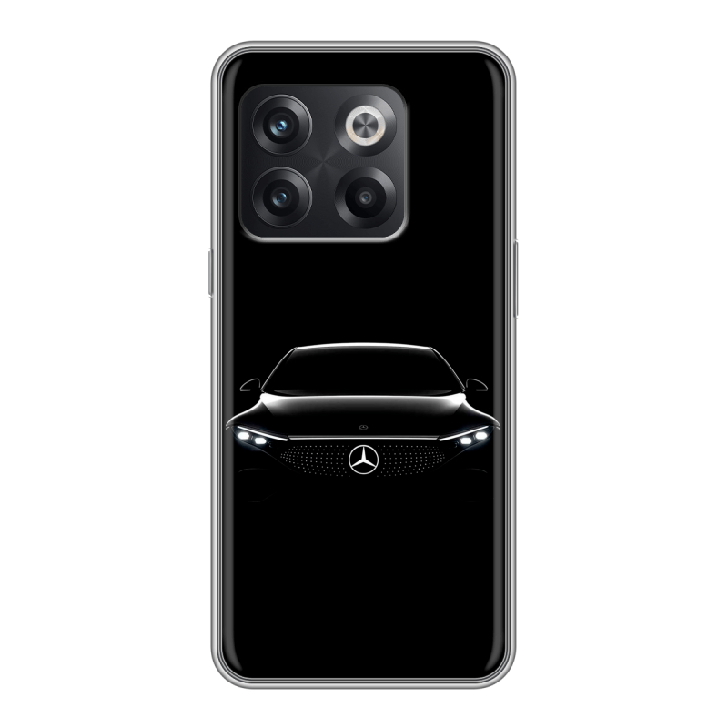 Силиконовый чехол на OnePlus Ace Pro с принтом Mercedes Мерседес Силиконовый чехол на OnePlus Ace Pro с принтом Mercedes Мерседес