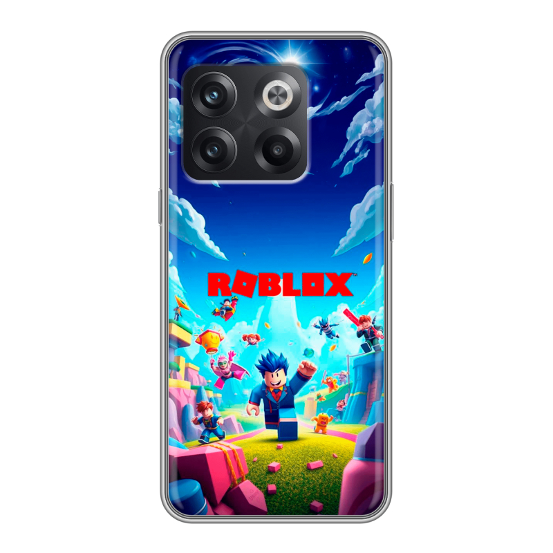 Силиконовый чехол на OnePlus Ace Pro с принтом Roblox Роблокс Силиконовый чехол на OnePlus Ace Pro с принтом Roblox Роблокс