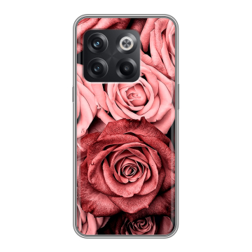 Силиконовый чехол на OnePlus 10T с принтом Цветы розы Силиконовый чехол на OnePlus 10T с принтом Цветы розы