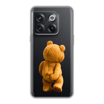 Силиконовый чехол на OnePlus 10T с принтом Медведь Силиконовый чехол на OnePlus 10T с принтом Медведь