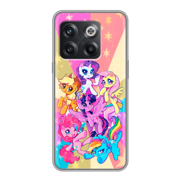 Силиконовый чехол на OnePlus 10T с принтом My little pony Дружба чудо Силиконовый чехол на OnePlus 10T с принтом My little pony Дружба чудо